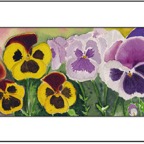 pansy painting